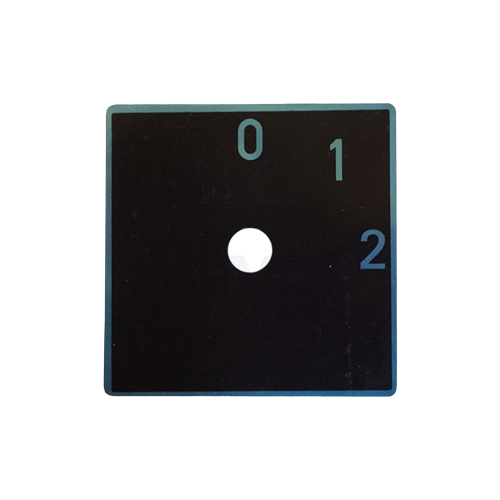 Етикетка перемикача 0-1-2 (8SP5753)