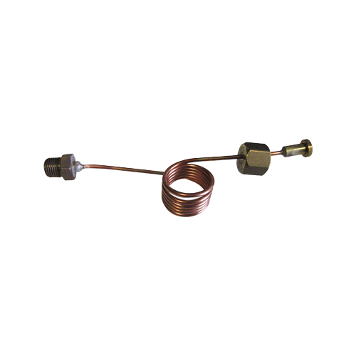 Трубка медная 500мм D.0,9х2мм спиральная 1/8M 1/8F (9V094)