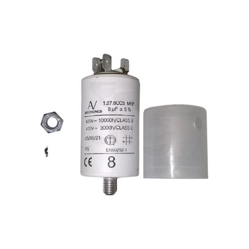 Конденсатор 8UF 450V (9V224)
