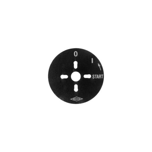 Наклейка ел.перемикача MAZZER 0-1-START (M-S000TAA07)