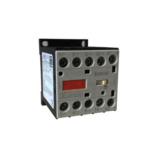 Контактор трьохфазний 12VDC - 9A 4KW (400V) (9V581)