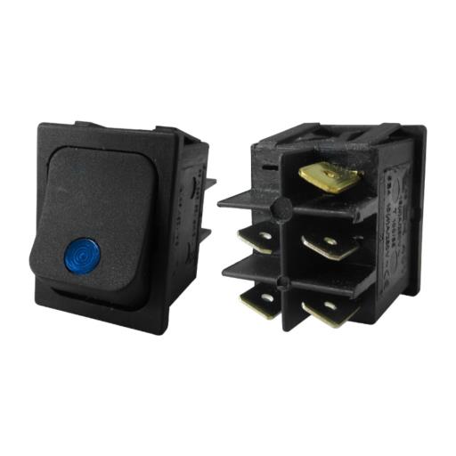 Кнопка FUTURMAT/GAGGIA- 5 конт. голуба (8FU221)