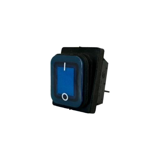 Кнопка силіконова синя16A 250V (3319813)
